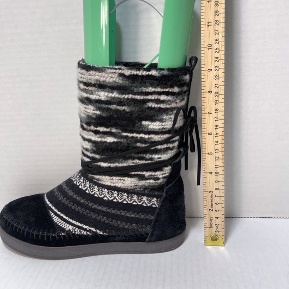 TOMS Women’s Nepal Suede Yarn Textured Faux Fur Lined Boots Size 8.5 - Picture 15 of 16